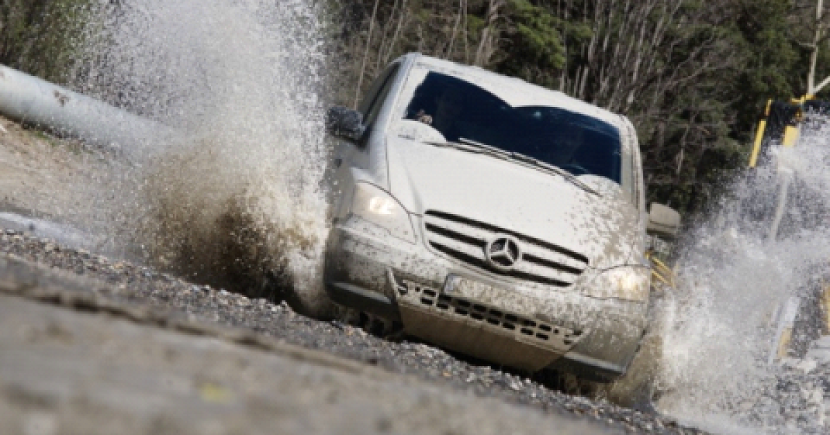 В Турине протестировали новый Mercedes-Benz Vito 4х4