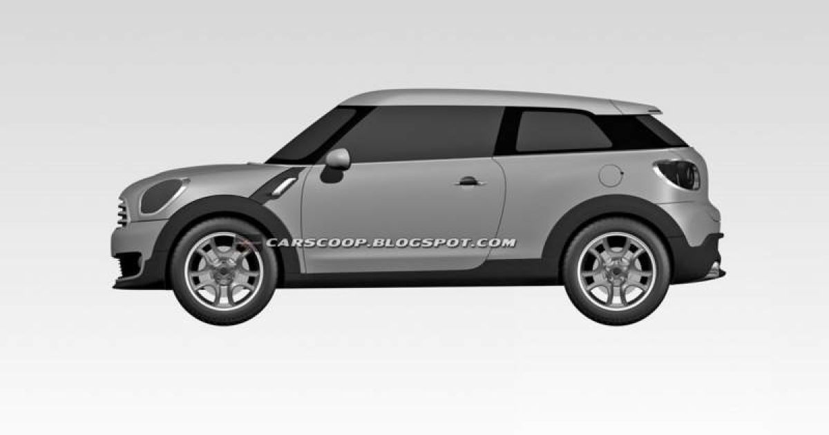 В сеть выложили первые рисунки MINI Paceman