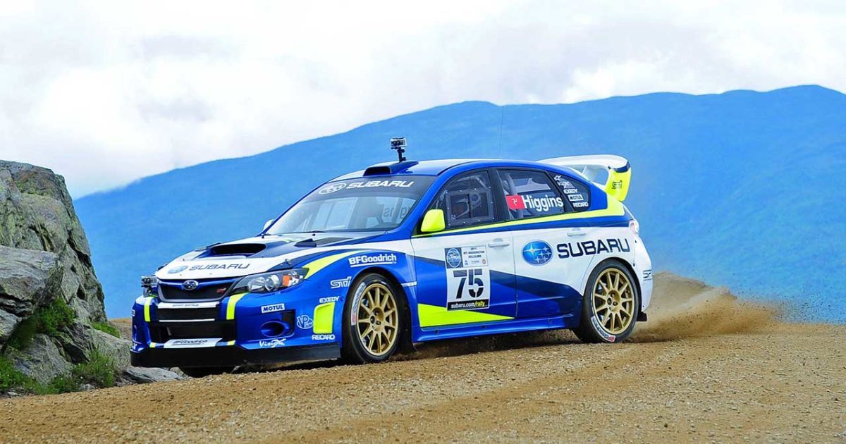 Пилот Subaru установил рекорд восхождения на гору Вашингтон