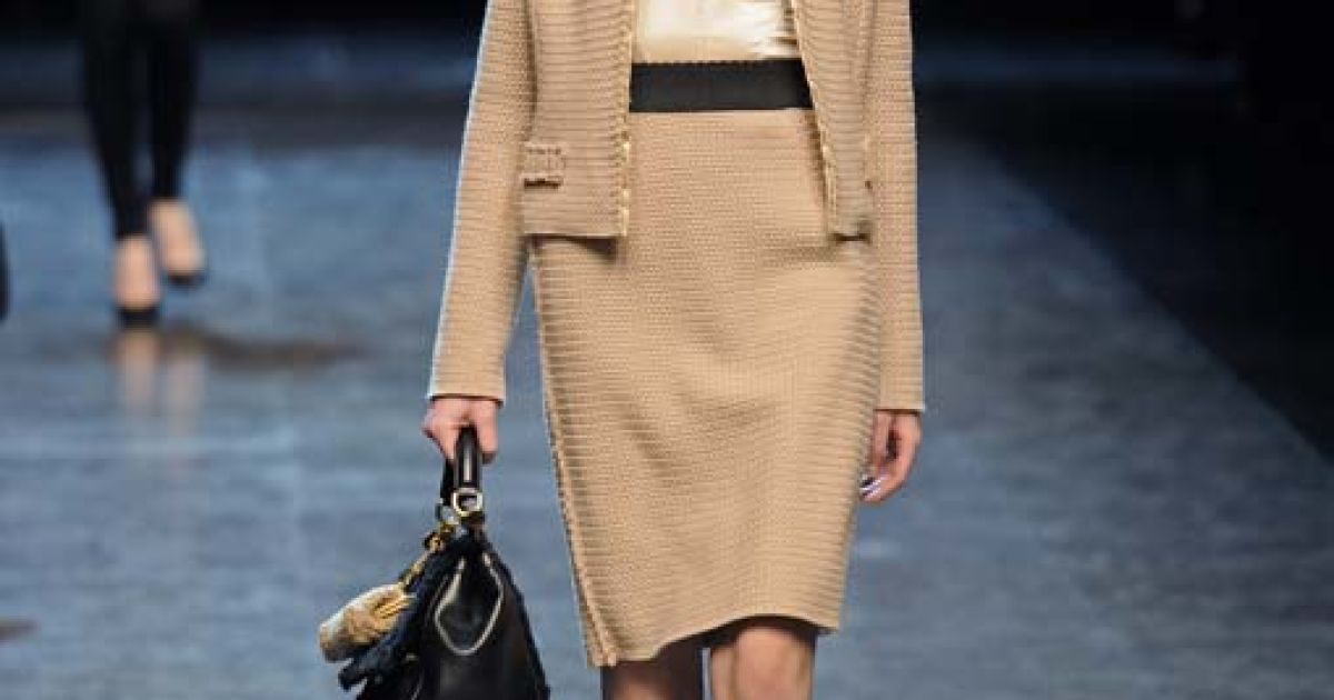 Dolce&Gabbana прет-а-порте осень-зима 2010-2011 (East News)