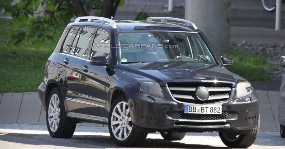 В Германии засняли Mercedes-Benz GLK после фейслифта
