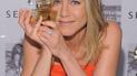 Дженнифер Энистон на презентации парфюма "Lolavie" в Нью-Йорке