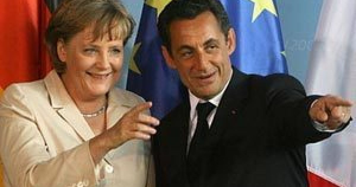 Ангела Меркель та Ніколя Саркозі