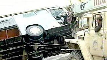 У Криму перекинувся туристичний автобус
