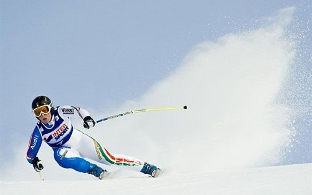 Швеція, Аре. Італійська спортсменка Олена Фанчіні зайняла 15-е місце у змаганнях зі швидкісного спуску серед жінок на Кубку світу FIS Alpine Skiing. / © AFP