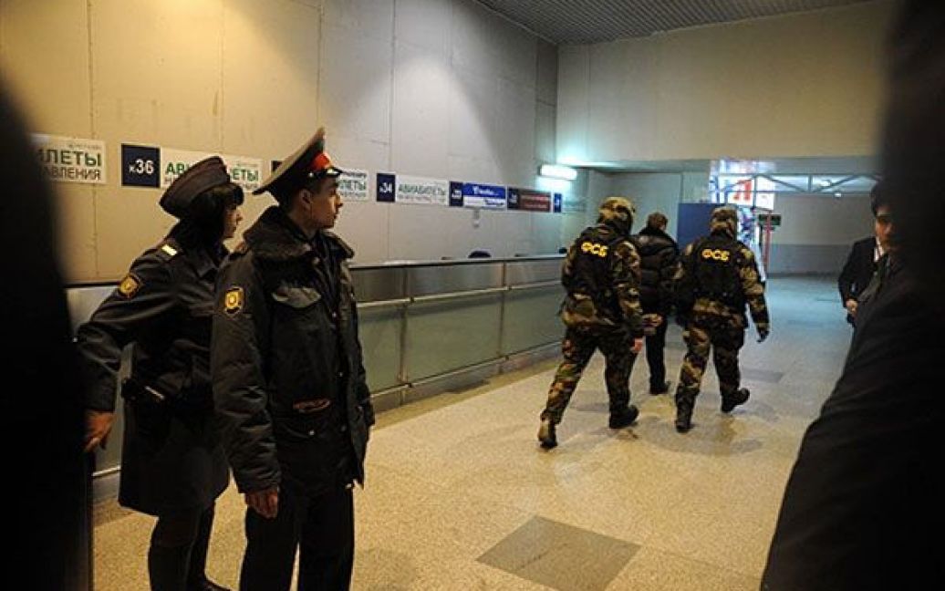 У московському аеропорту "Домодєдово" терорист-смертник підірвав себе у натовпі. / © AFP