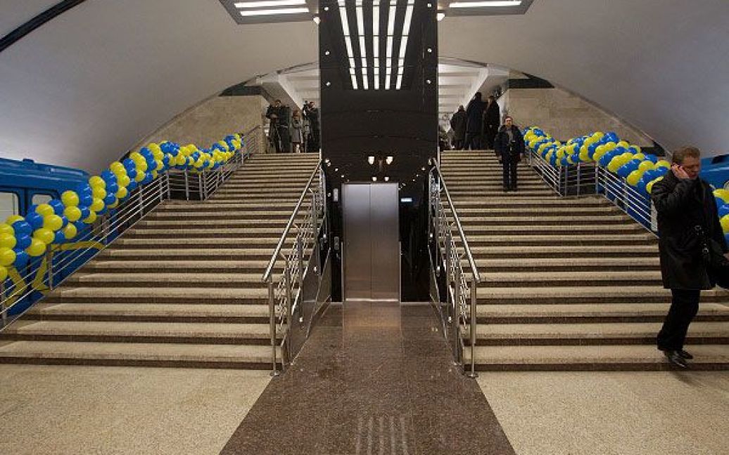 Будівництво станцій метро на цій ділянці розпочали шість років тому. / © Украинское Фото