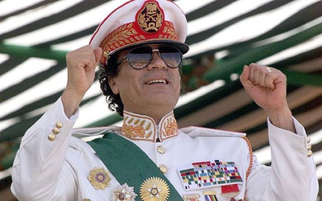 Муаммар Каддафі, 1990 рік. / © AFP