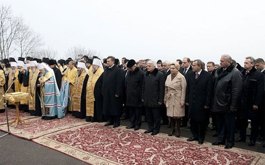 У Києві провели подячний молебень з нагоди завершення 2010 року. / © President.gov.ua
