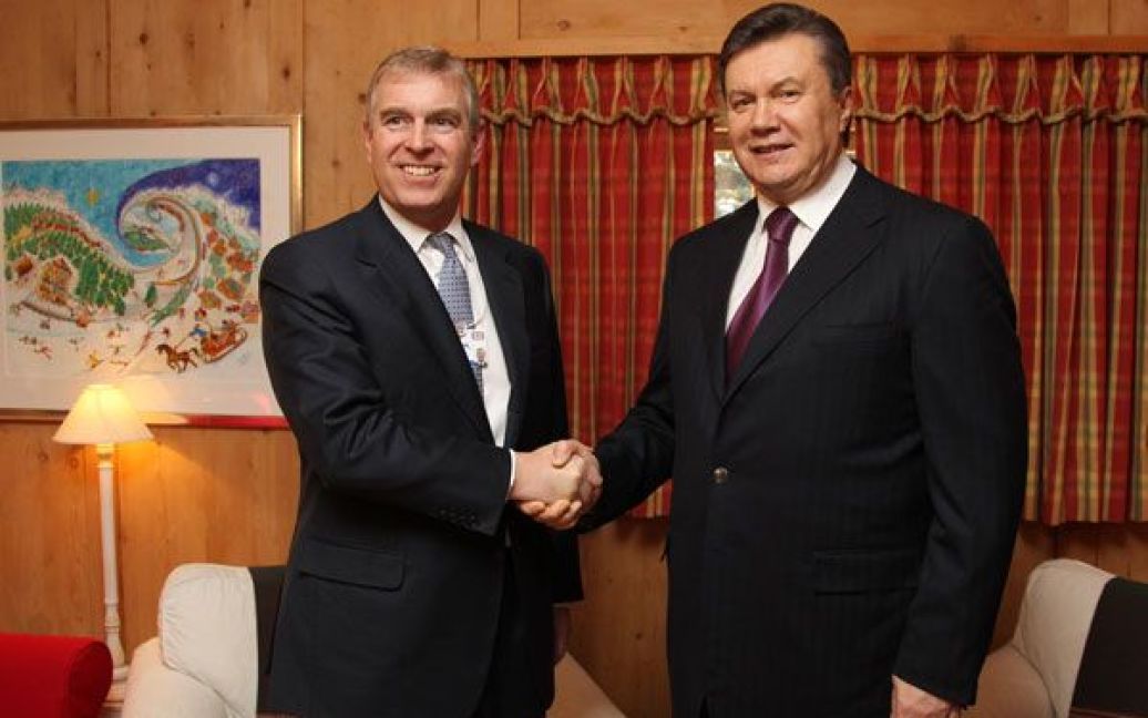 Віктор Янукович у зустрівся із принцем Ендрю, Герцогом Йоркським, Спеціальним Представником Великої Британії з питань міжнародної торгівлі та інвестицій. / © President.gov.ua