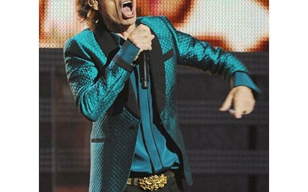 Мік Джаггер на церемонії вручення музичної премії Grammy Awards 2011. / © AFP