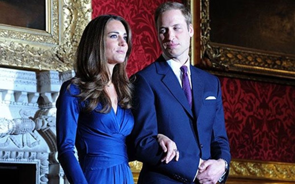 Як йдеться в заяві королівської сім&#039;ї, принц Вільям зробив пропозицію своїй давній подрузі Кейт Міддлтон у жовтні під час відпочинку в Кенії. / © AFP