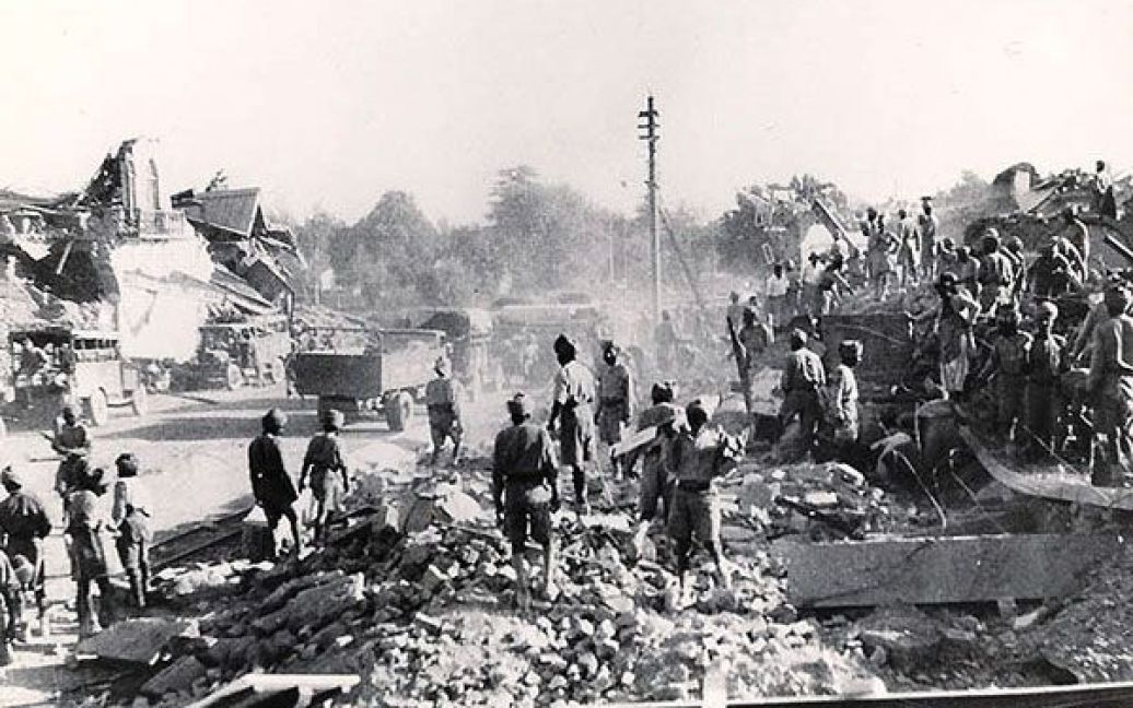 Кветта, Пакистан, 1936 рік. Число загиблих &mdash; майже 40 тисяч осіб, збиток &mdash; 25 млн доларів США. / © bigpicture.ru