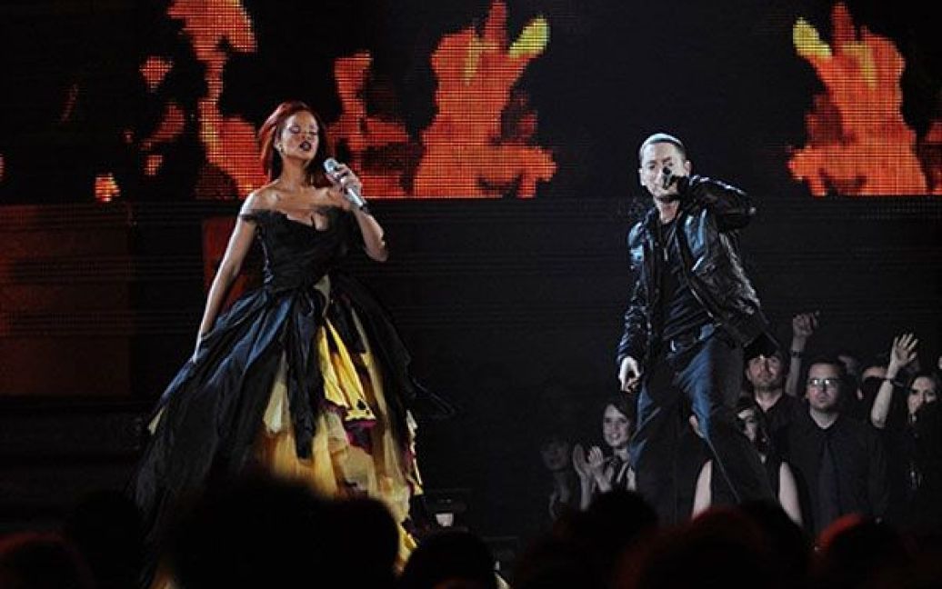 Виступ Ріанни та Емінема на церемонії вручення музичної премії Grammy Awards 2011 / © AFP