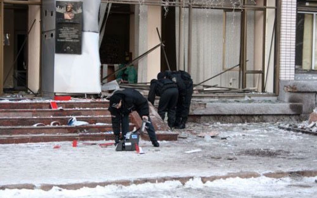 Згідно повідомлень з місця події, жертв і постраждалих немає. / © Українська правда