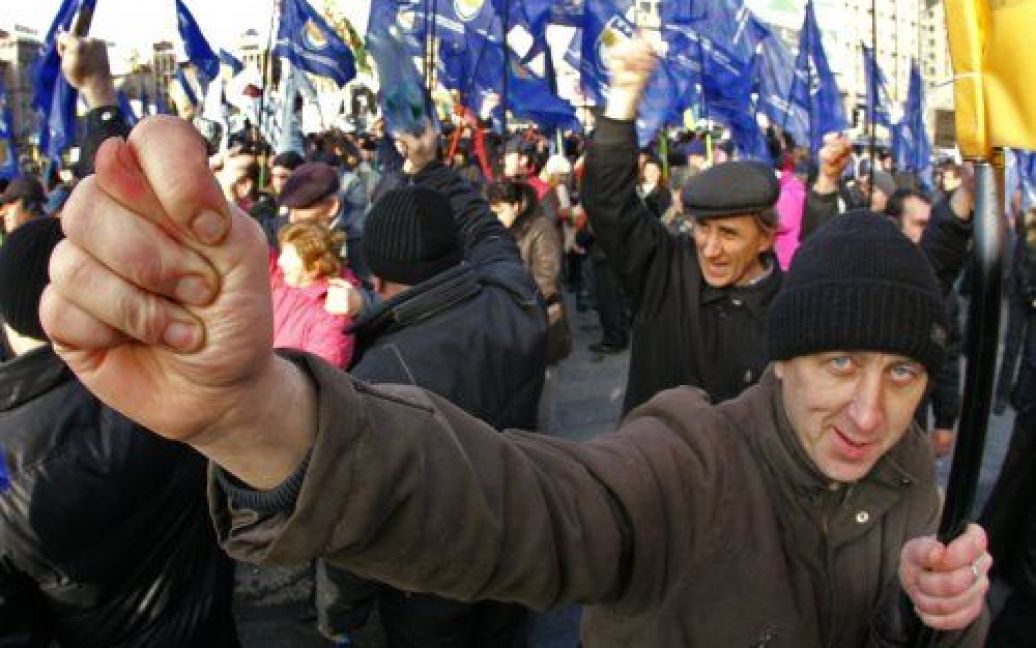 Окружний адмінсуд Києва заборонив проведення мітингів у центрі міста з 22 по 26 листопада. / © УНІАН