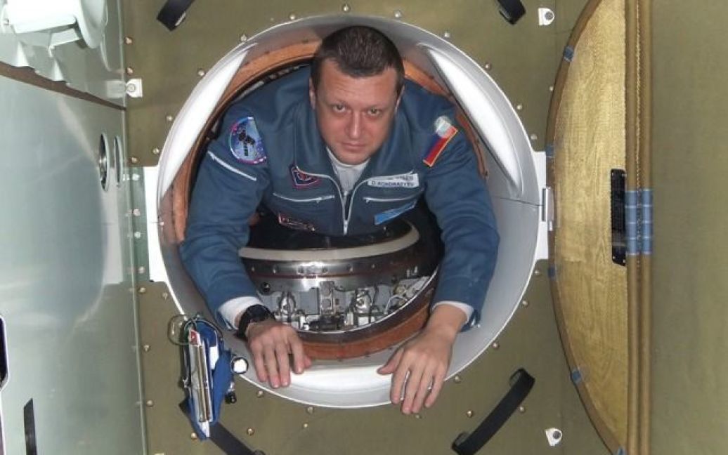 На орбіту Кондратьєв, який очолював екіпаж "Союзу ТМА-20", відправився на орбіту вперше. / © roscosmos.ru