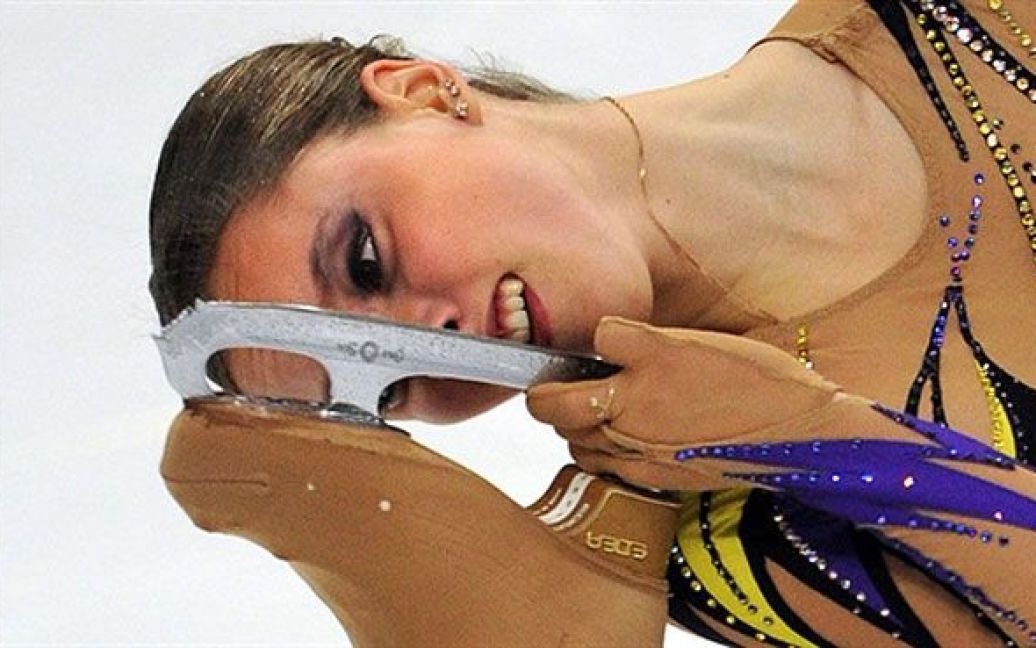 Росія, Москва. Росіянка Софія Бірюкова виступає на Кубку Росії з
фігурного катання / © AFP
