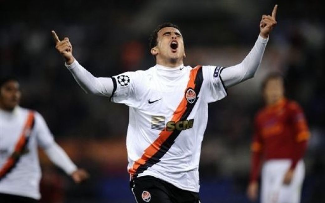 На 29-ій хвилині Жадсон забив гол у ворота "Роми". / © AFP