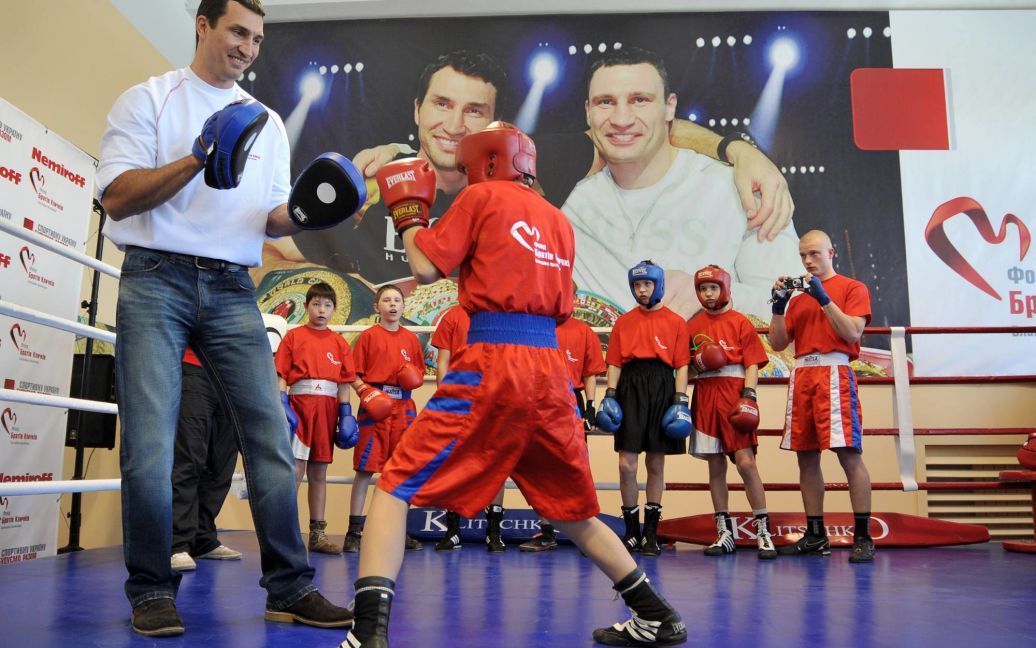 Володимир Кличко провів у Києві майстер-клас для боксерів-початківців / © klitschko.com