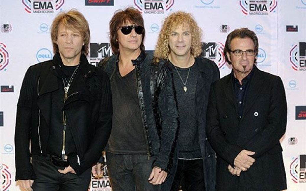 Володарями почесної нагороди "Всесвітня ікона MTV" стала група Bon Jovi. / © AFP