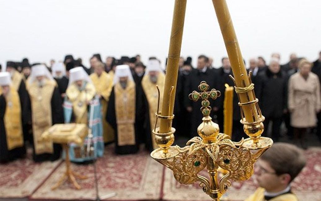 У Києві провели подячний молебень з нагоди завершення 2010 року. / © President.gov.ua