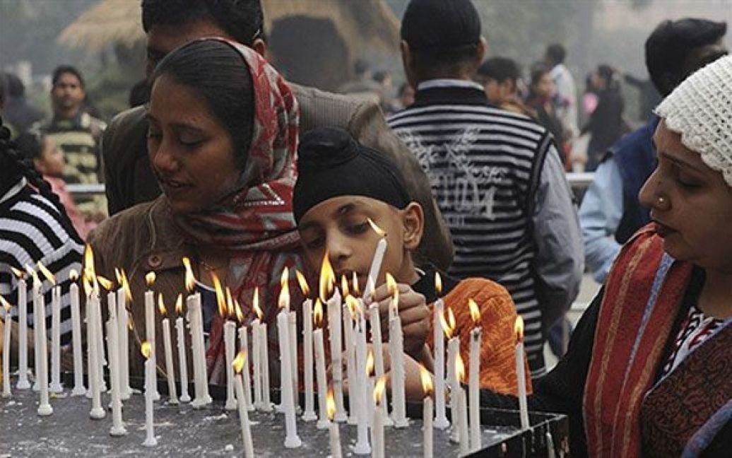 Індія. 25 грудня римо-католики, більшість протестантів і представники деяких православних конфесій святкують Різдво. / © AFP