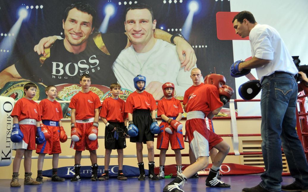 Володимир Кличко провів у Києві майстер-клас для боксерів-початківців / © klitschko.com