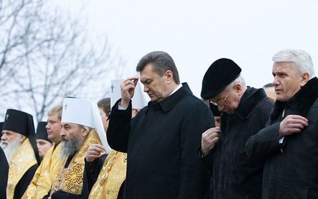 Віктор Янукович взяв участь у Подячному молебні з нагоди завершення року / © President.gov.ua