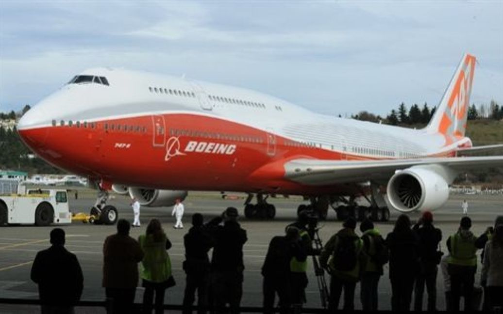 Вилетівши з Еверетта (штат Вашингтон), Boeing 747-8 через чотири години успішно приземлився в Сіетлі. / © AFP