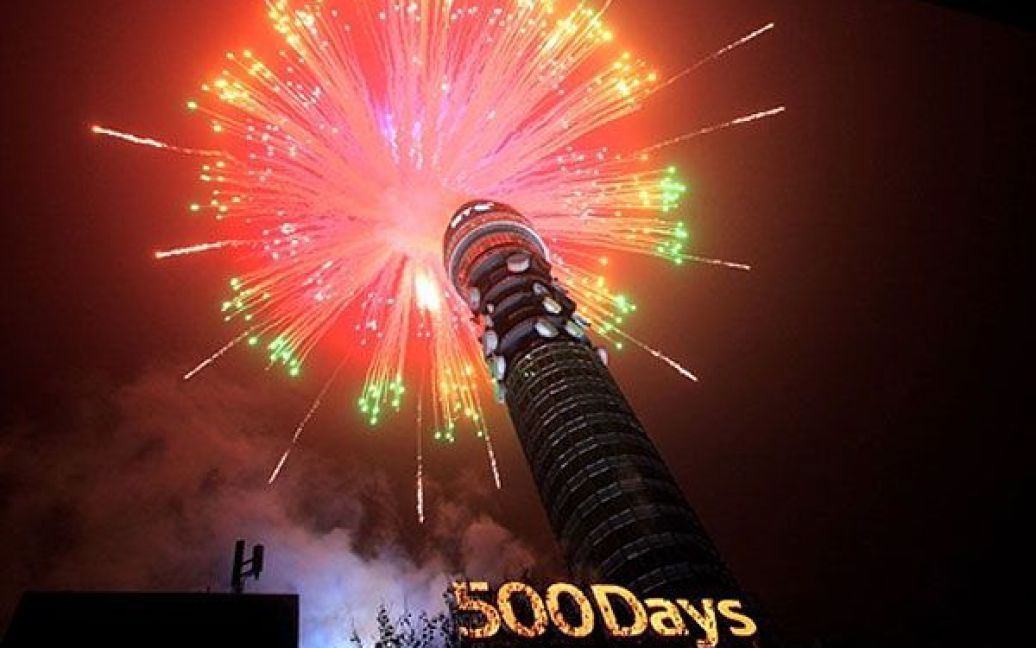 Великобританія, Лондон. Олімпійський оргкомітет оголосив 500 днів відліку до відкриття у Лондоні Олімпійських та Параолімпійських ігор 2012 року. / © AFP