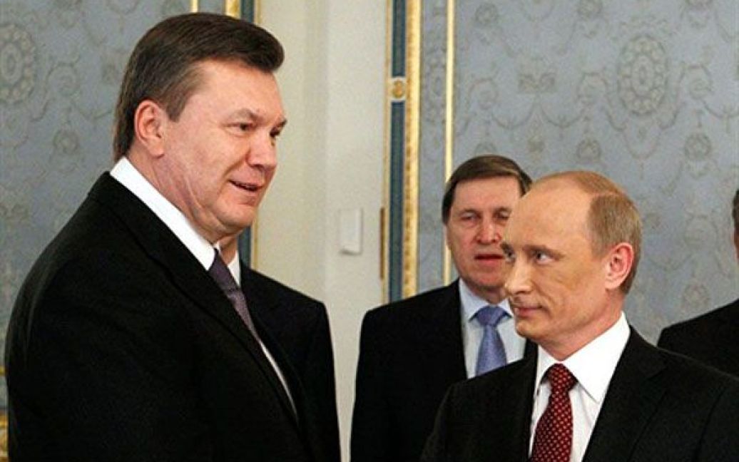 Зустріч президента України Віктора Януковча і прем&rsquo;єр-міністра РФ Володимира Путіна / © AFP
