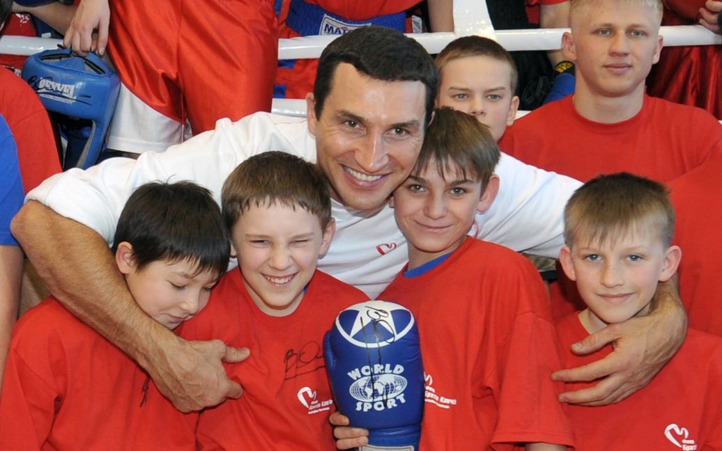 Володимир Кличко провів у Києві майстер-клас для боксерів-початківців / © klitschko.com
