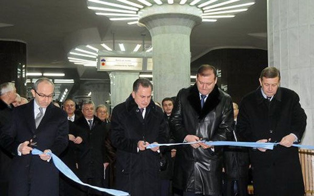 У Харкові відкрилася нова станція  метро "Олексіївська". / © УНІАН