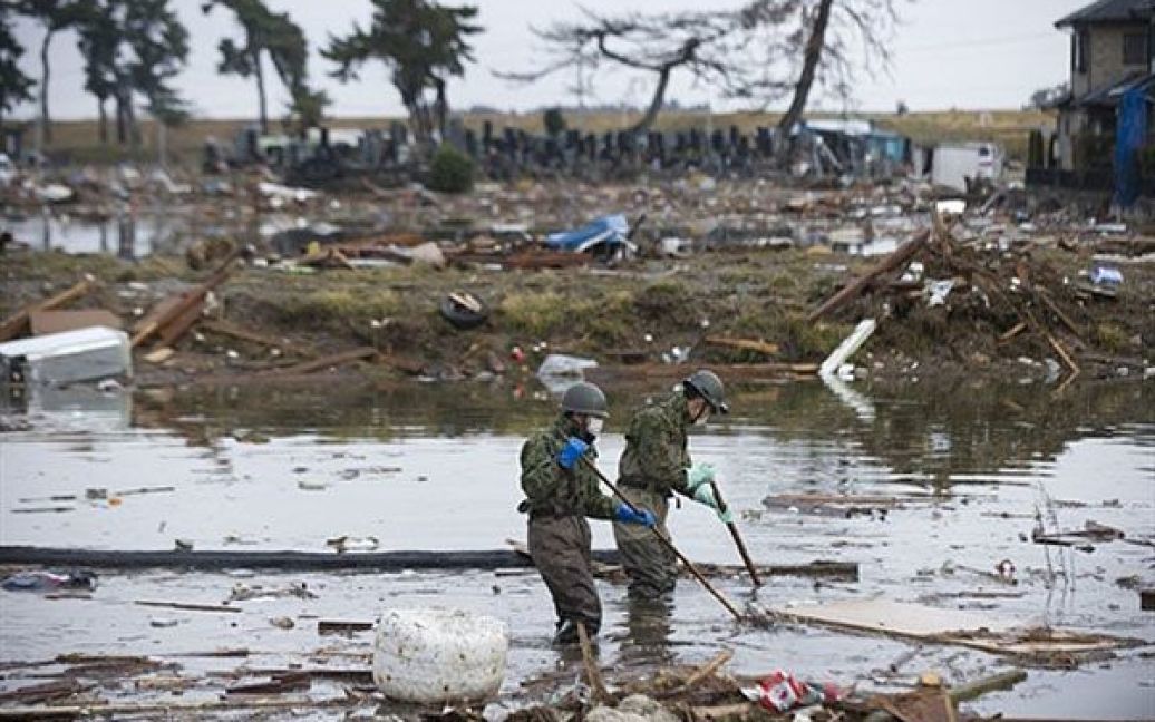 Підземні поштовхи і цунамі завдали величезних збитків північно-східним районам країни. / © AFP