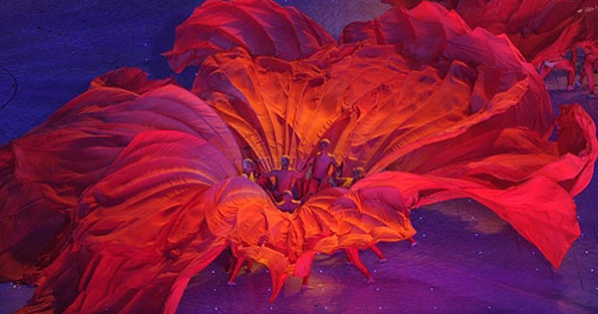 Урочиста церемонія відкриття 16-их Азіатських ігор у китайському місті Гуанчжоу. / © AFP