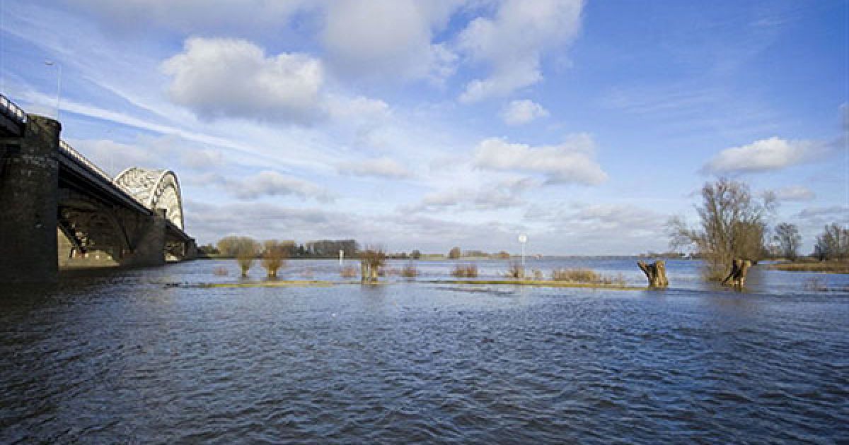 Нідерланди, місто Неймеген затопила річка Де Ваал. / © AFP