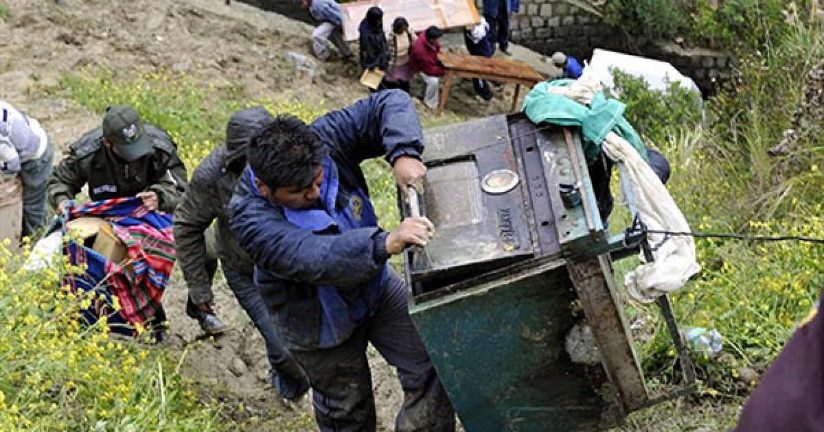 В результаті серії зсувів у болівійському місті Ла Пас були зруйновані близько 400 будинків. / © AFP