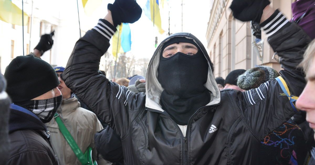 За словами учасників акції, здебільшого вони представляють Національний університет "Києво-Могилянська академія".