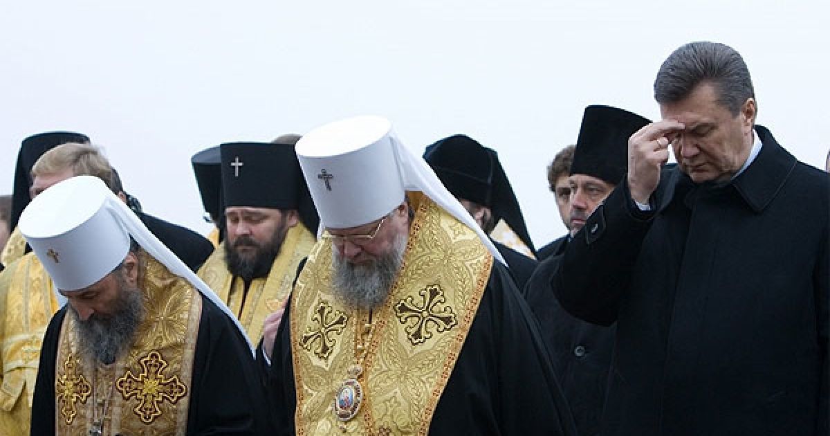 Перед початком молебню Митрополит Володимир подякував Богові за його милість... / © President.gov.ua