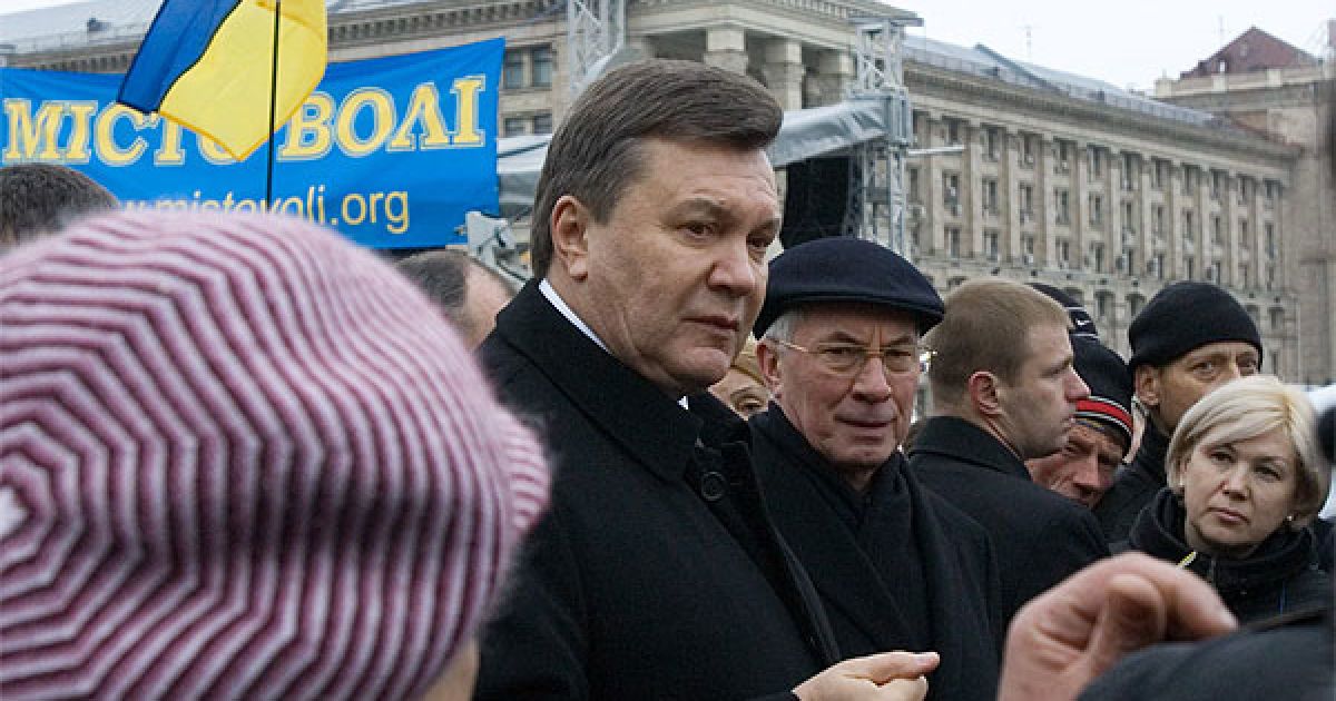 А Янукович допустив можливе ветування закону. / © President.gov.ua