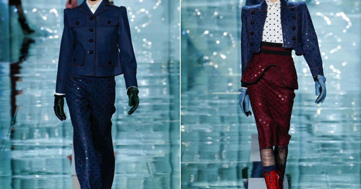 Показ осінньої колекції від Marc Jacobs на тижні моди Mercedes Benz у Нью-Йорку.