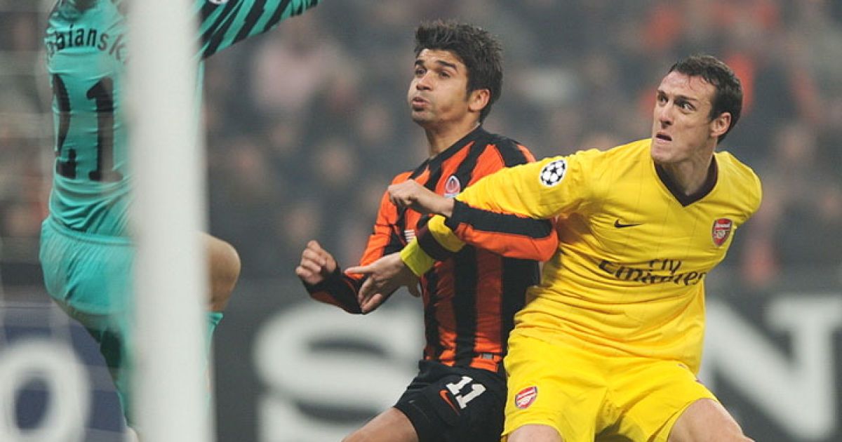 На останній хвилині 1-го тайму після передачі Срни Едуардо ударом в дотик забив другий гол у ворота гостей. / © ФК "Шахтар"