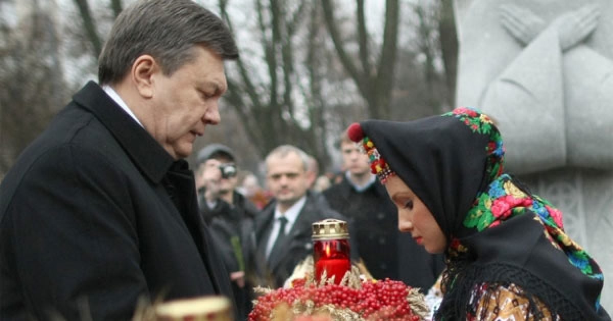Президент Віктор Янукович назвав Голодомор 1932-33 років Армагедоном і національною трагедією. / © President.gov.ua