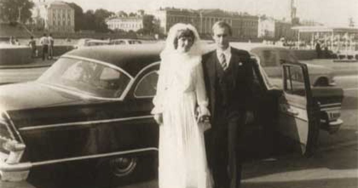 Весільні фото Володимира та Людмили Путіних / © vlvlp.livejournal.com