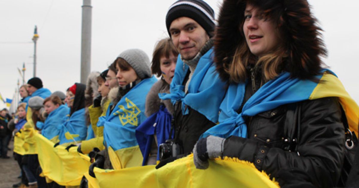 В Україні відзначили День Соборності, на згадку про об&#039;єднання лівобережної та правобережної України. / © ЛігаБізнесІнформ
