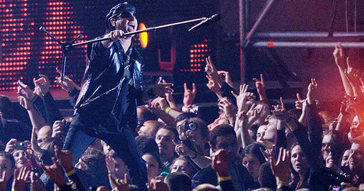 У Києві Scorpions також відвідали благодійний аукціон, який влаштовували брати Клички.