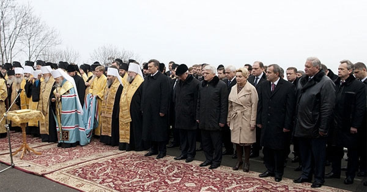У Києві провели подячний молебень з нагоди завершення 2010 року. / © President.gov.ua