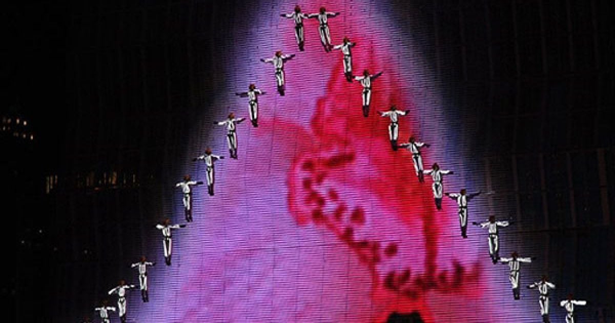 Урочиста церемонія відкриття 16-их Азіатських ігор у китайському місті Гуанчжоу. / © AFP