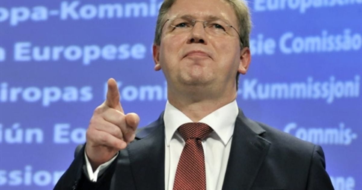 Фюле хоче побачити Україну в Євросоюзі